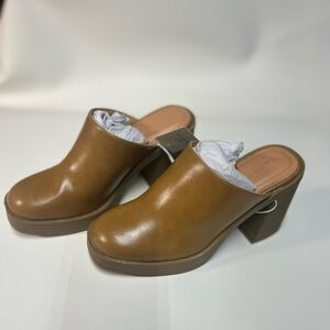 Women's Tess Platform Mule Heels with Memory Foam Insole